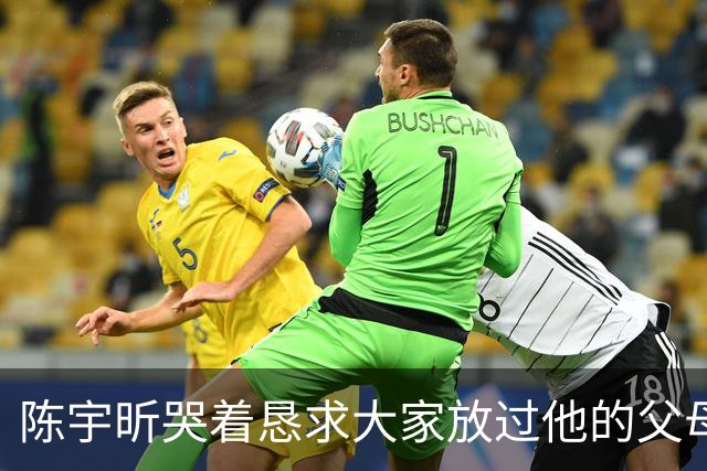 陈宇昕哭着恳求大家放过他的父母，说他的父母没有过错